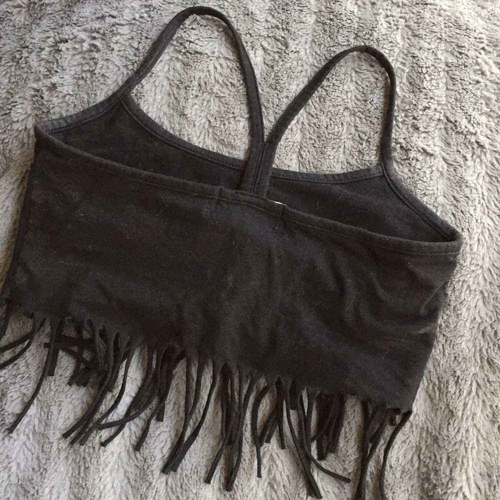 Black crop top